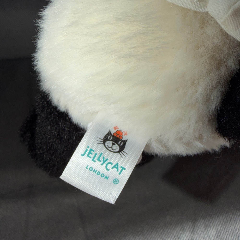 Jellycat Black and White Panda Plush with Logo Tag - Picture 4 of 7